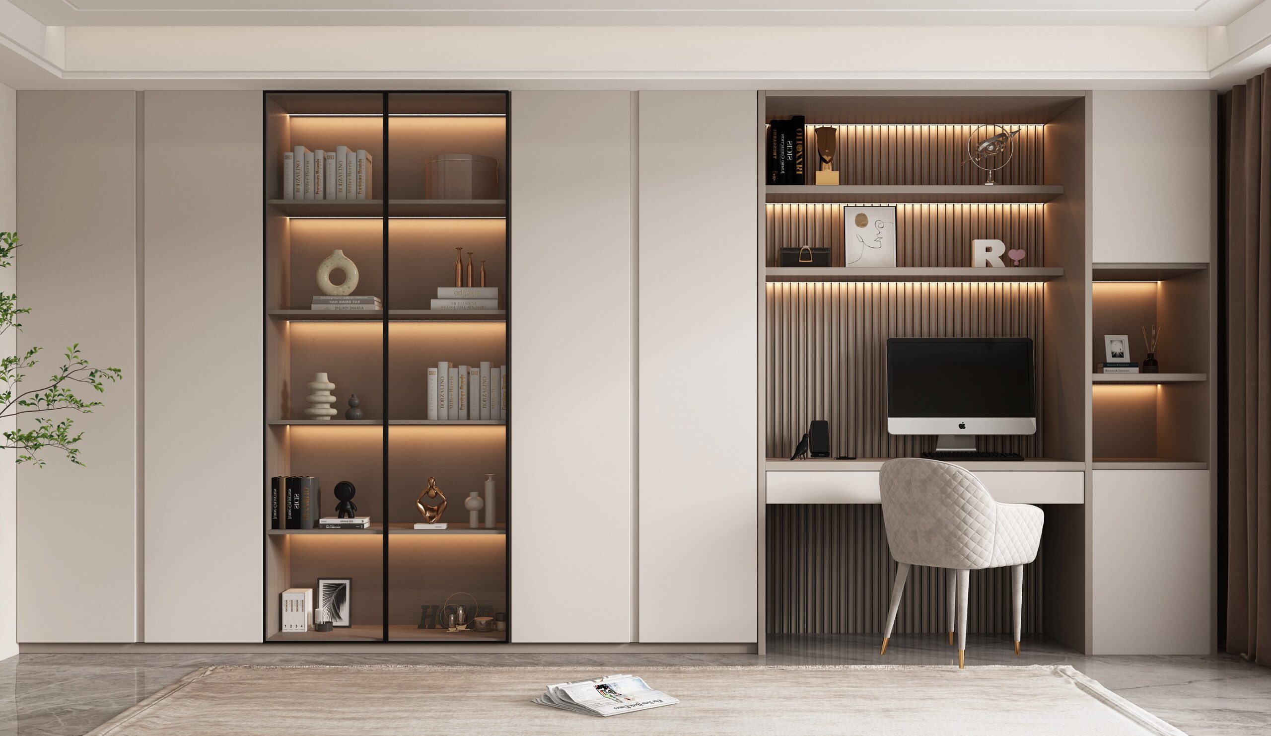 Floor-to-Ceiling Bookshelf: Stylish Storage for Home Libraries - George ...