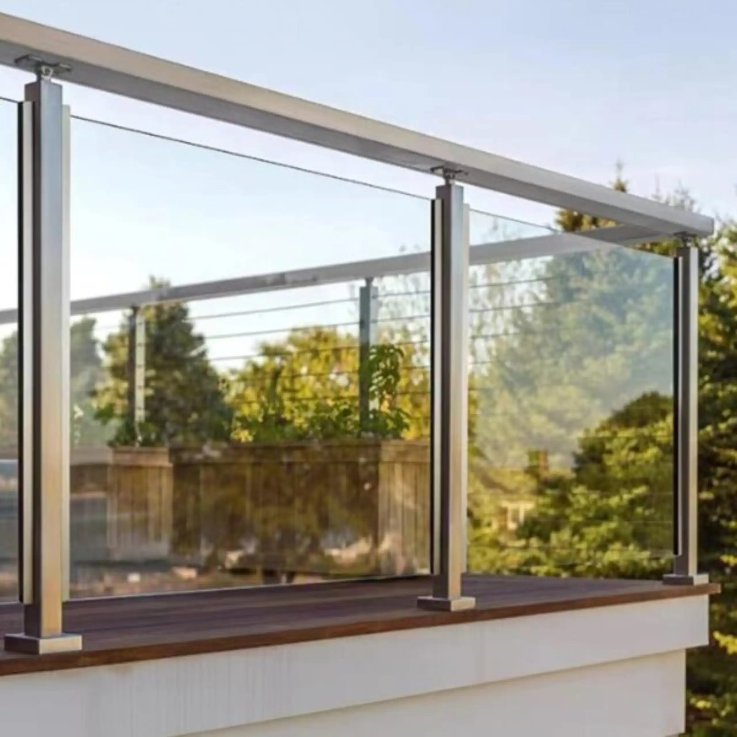 Moderne trappegelændere i glas - Billede 7