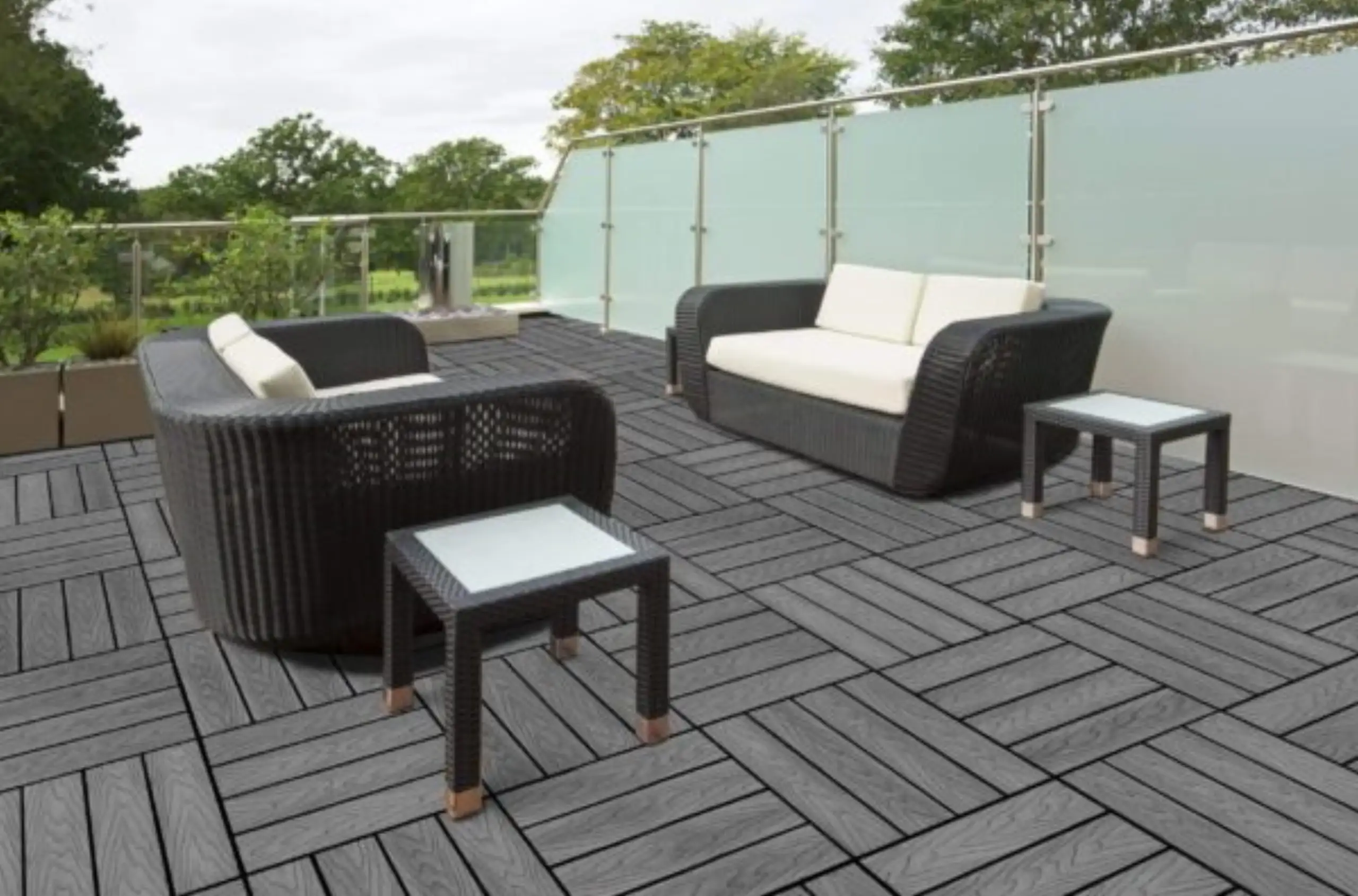 Antikorrosions WPC udendørs terrasse - Billede 2