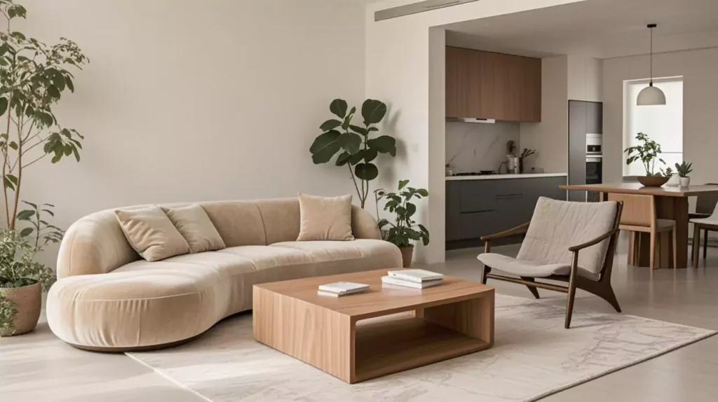 Comfortable living room furniture
