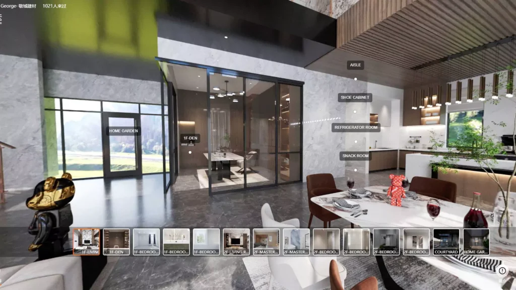 George Group 720-degree panoramic visualization