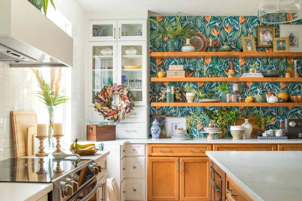 Colorful kitchens