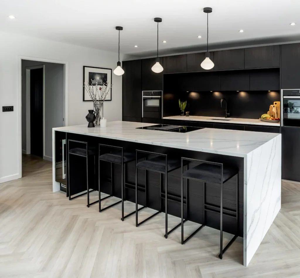 Monochrome kitchens
