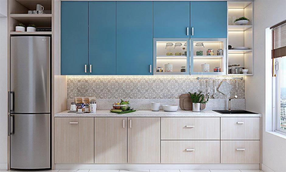 Straight kitchen