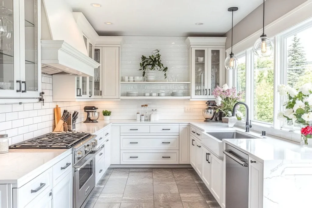 U-shaped kitchen