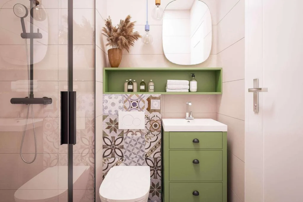 Compact designs for small bathrooms