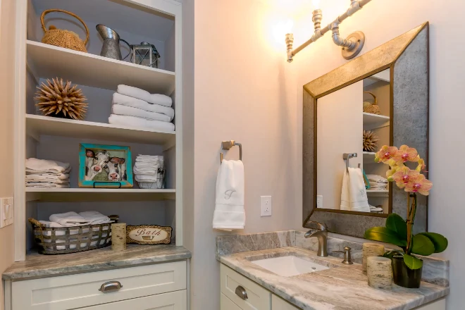 Open shelving