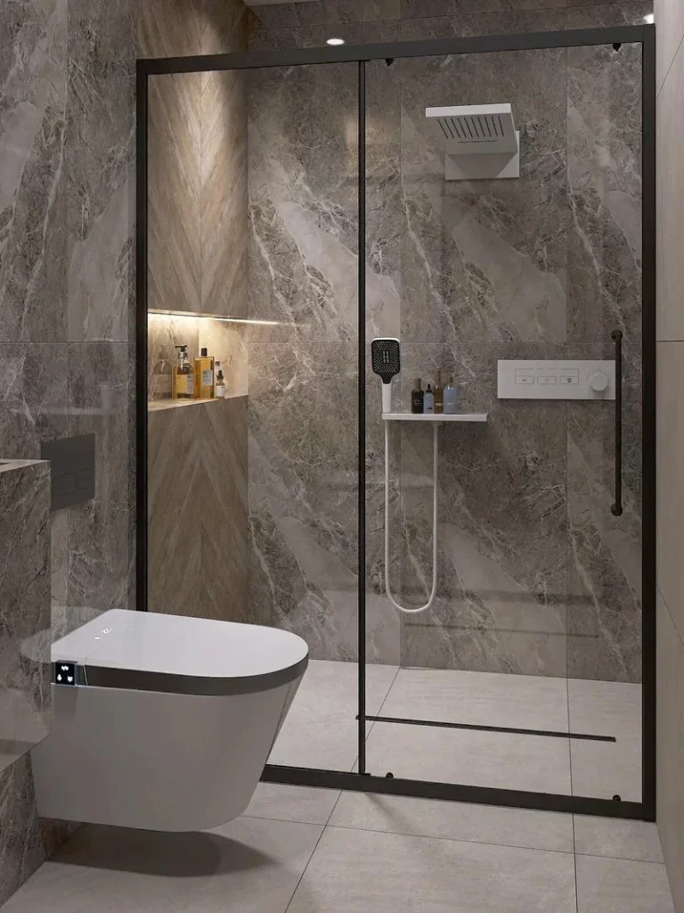 Marble bathroom