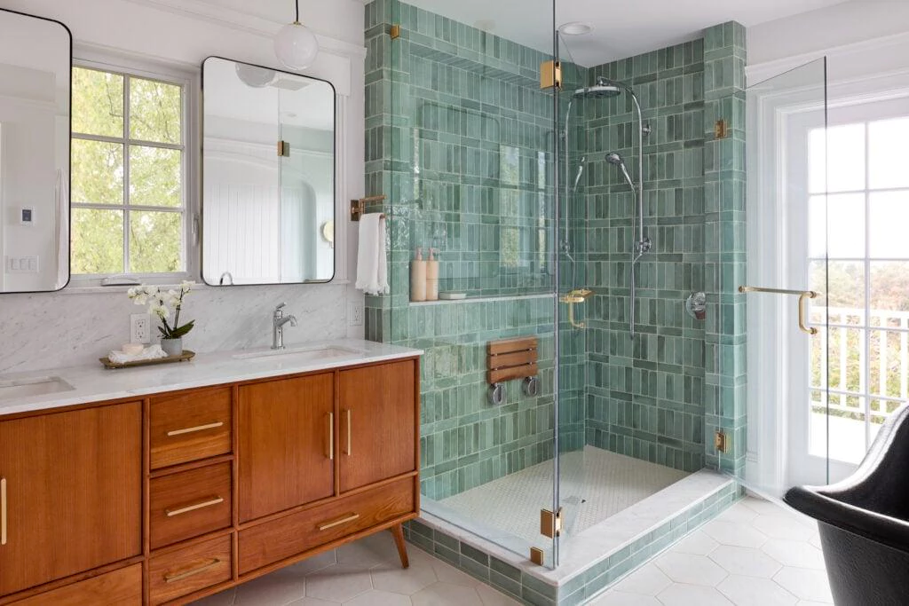 Bathroom with shower room