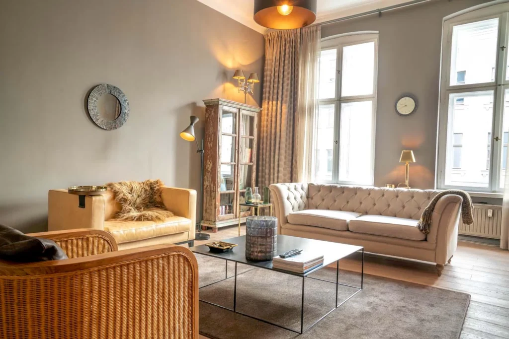 Elegant Vintage-Inspired Living Room