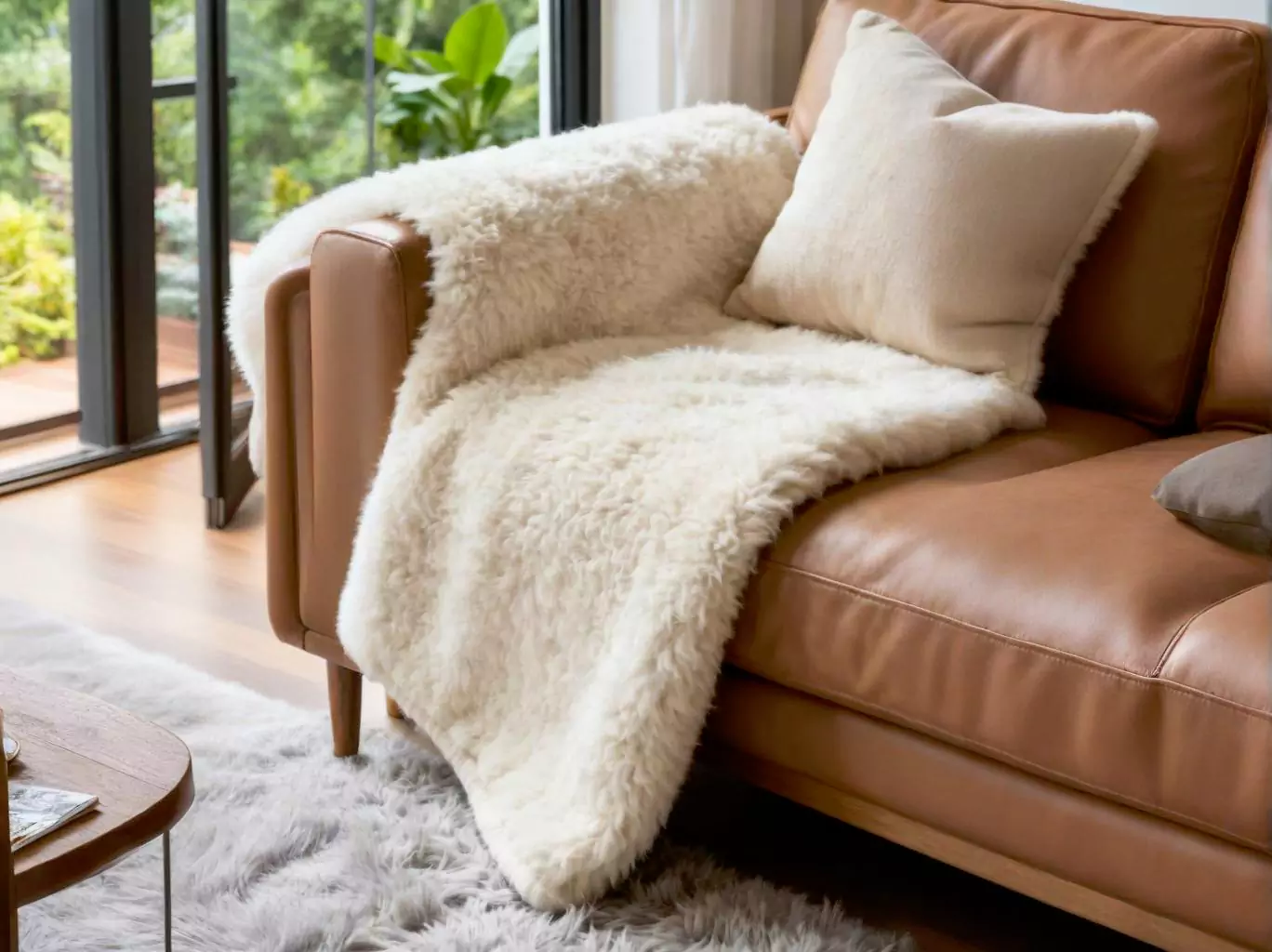 Sofa with comfortable fabric