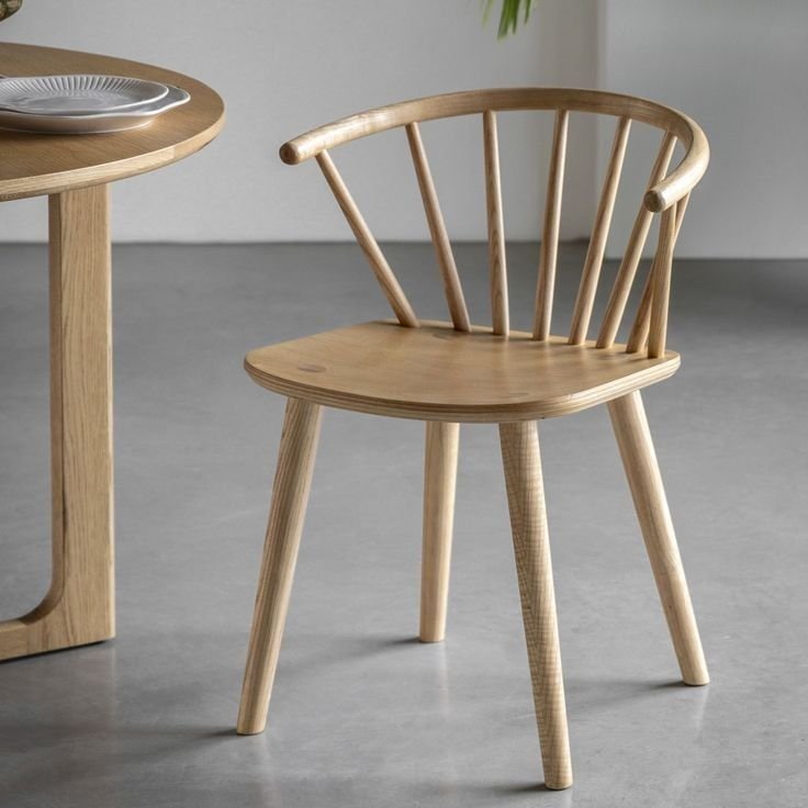 Clean-Line Wooden Chairs