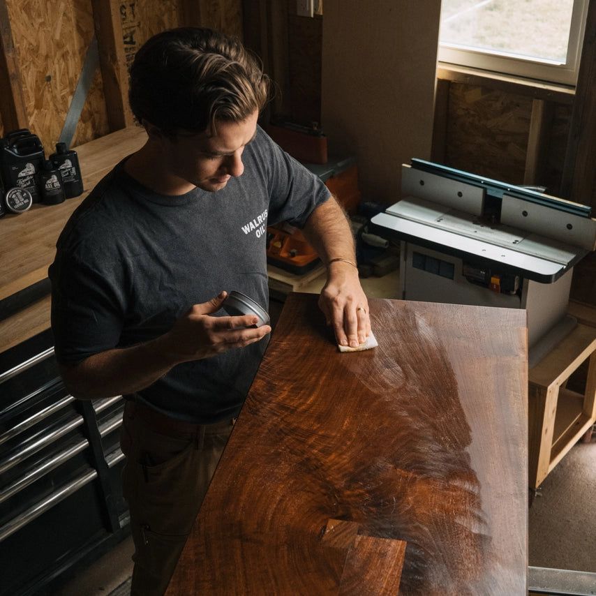Oil and Wax Wood Surfaces