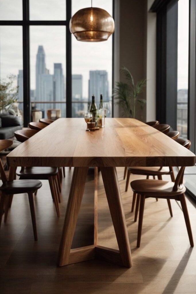 wooden table